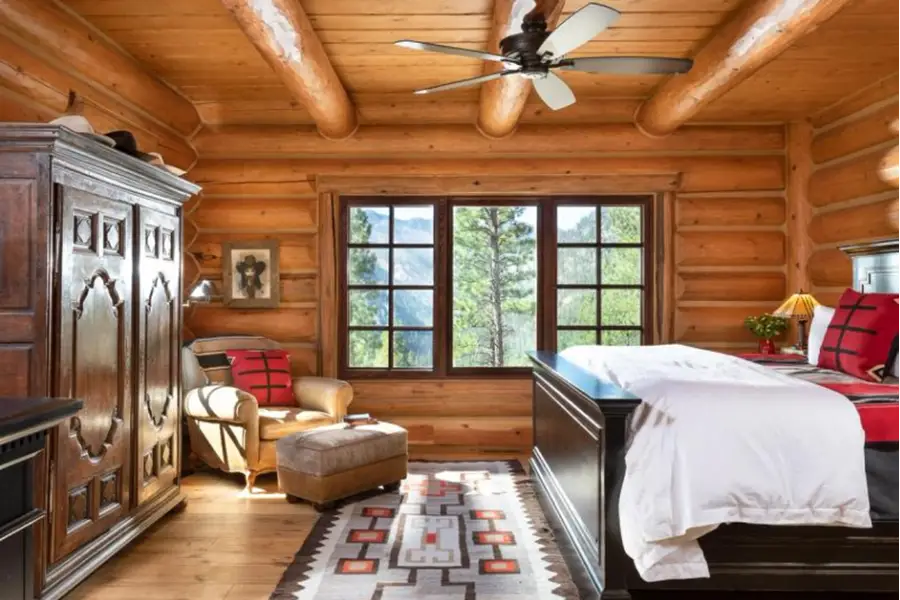 طراحی داخلی کلبه چوبی