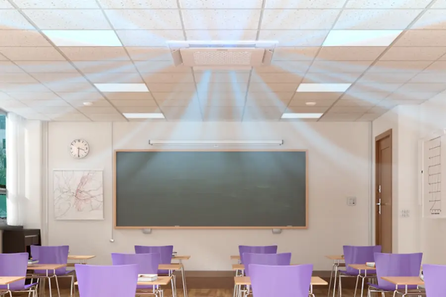 سیستم تهویه مطبوع در کلاس های زبان