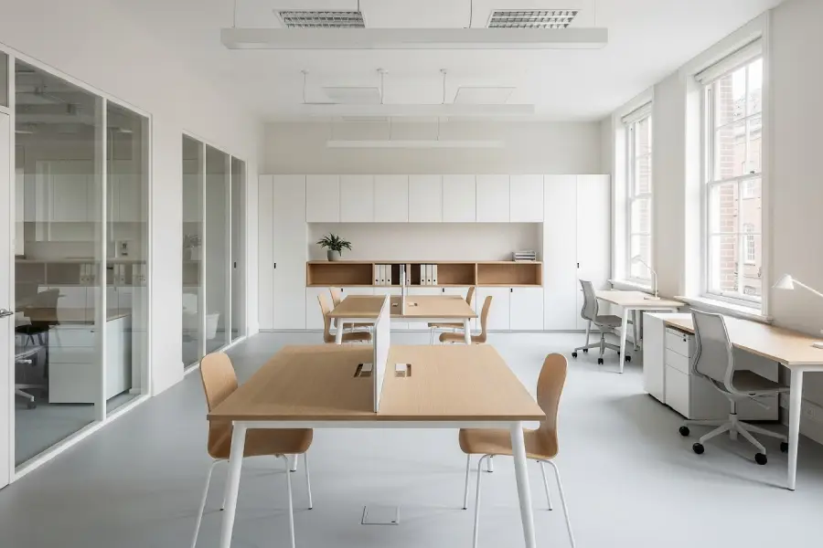 طراحی دفتر استارتاپ با سبک مدرن و مینیمال (Modern & Minimalist)