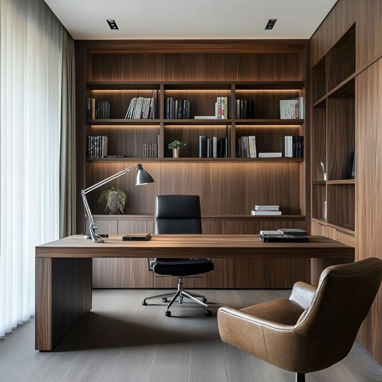 طراحی داخلی دفتر وکالت مدرن کوچک