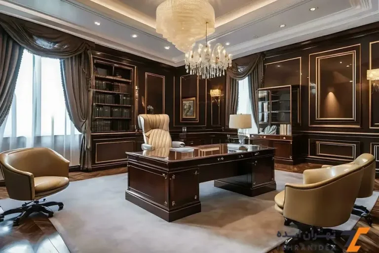 طراحی دفتر وکالت لاکچری